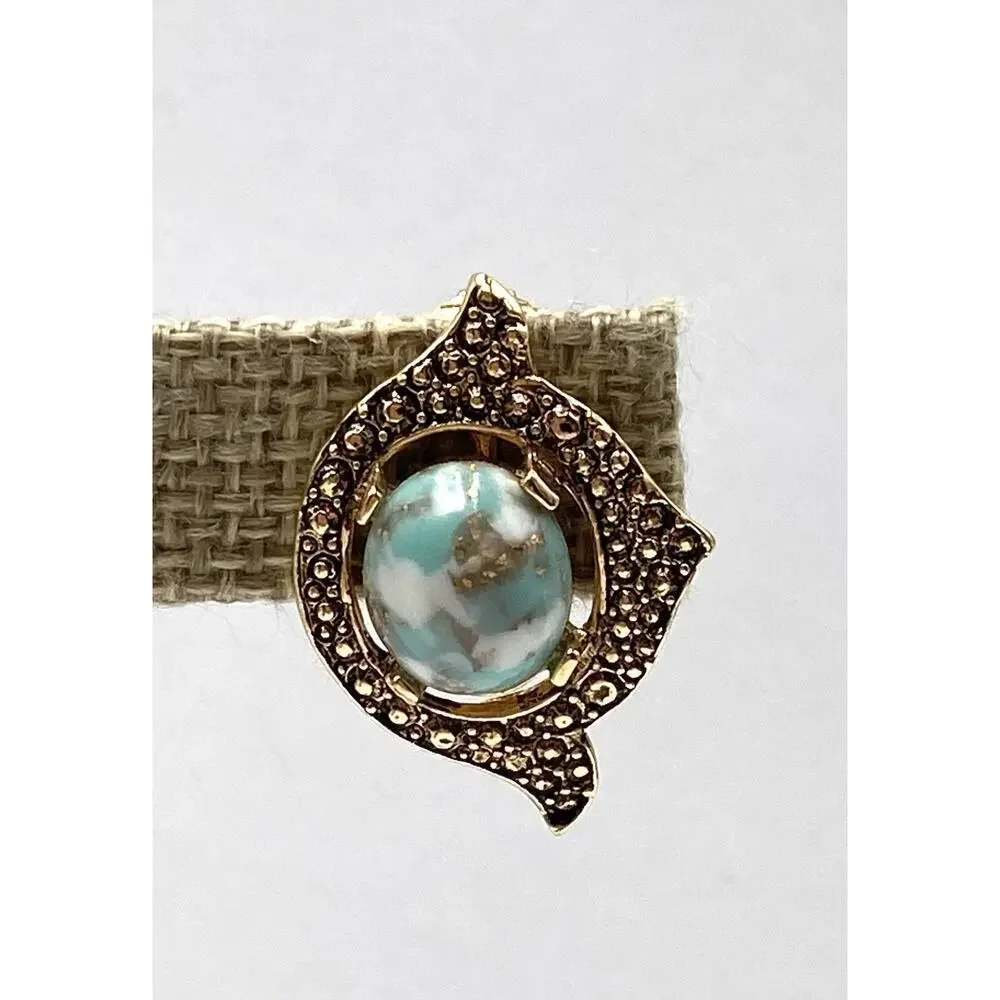 Sarah Coventry Vintage Earrings Clips Clip Ons Gold Tone Estate
